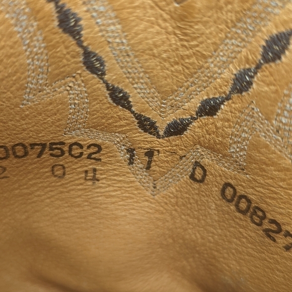 Lucchese Boots men's size 11D Exotic Genuine Black Cherry Smooth Ostrich classic - Picture 12 of 16